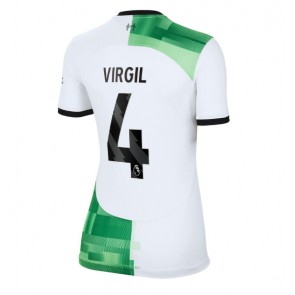 Liverpool Virgil van Dijk #4 Bortatröja Dam 2023-24 Kortärmad